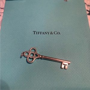Tiffany and Co. key pendant